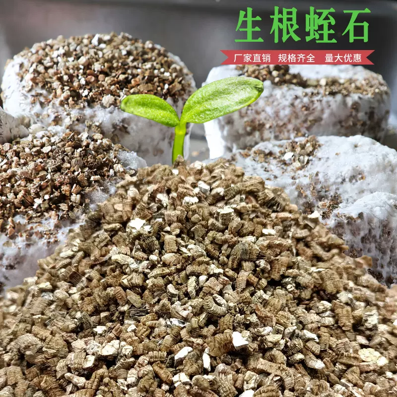 厂家膨胀蛭石批发育苗生根蛭石新疆白蛭石大颗粒育苗基质孵化蛭石