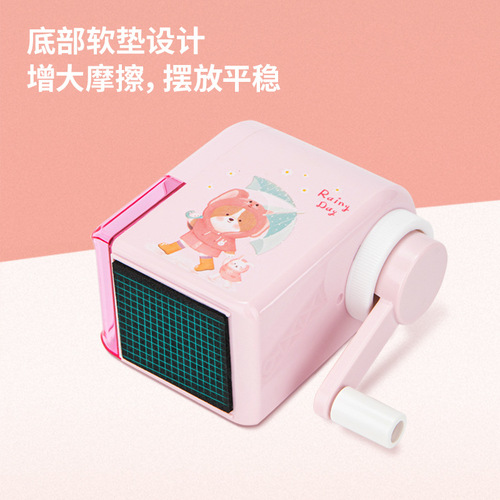 Deli Stationery 0641A automatic pen feeding pencil sharpener hand-cranked pencil sharpener pencil sharpener pencil sharpener wholesale