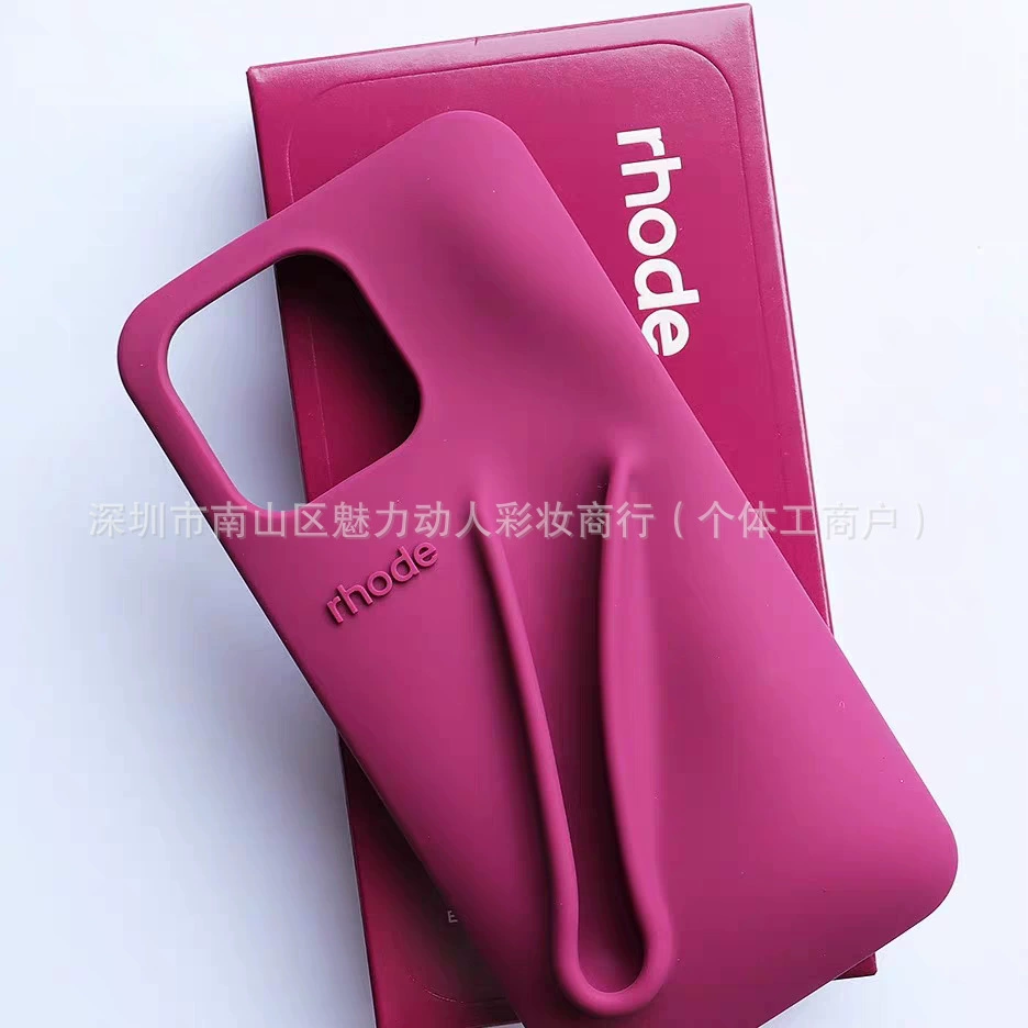 Apple, помада, блеск для губ, iPhone 15, трехмерный силиконовый чехол
