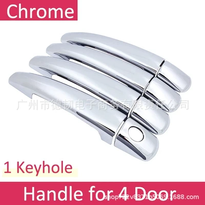 Suitable for Peugeot PEUGEOT 207 308 407SW chrome handle sticker door handle cover decoration
