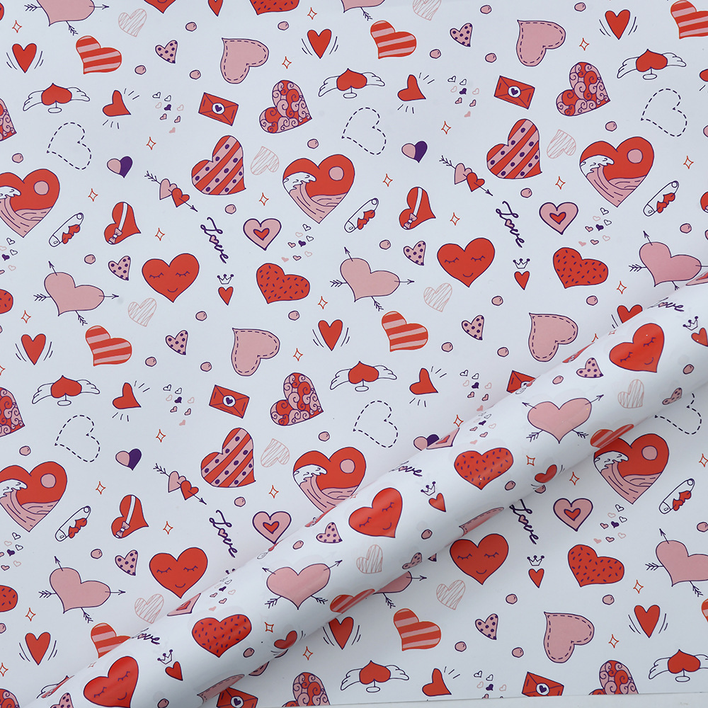 Papel de regalo de San Valentín de Amazon, papel de regalo romántico, papel con diseño floral, papel de regalo de cumpleaños al por mayor