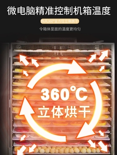 J8 Fruit and Vegetable Drying Box Dry Air Dryer Commercial Pet Household Dried Fruit Machine Dryer G3