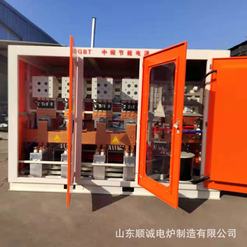 厂家生产IGBT中频电源配套金属熔炼设备感应加热炉使用中频电源柜