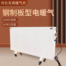 智能远程控制钢制板式家用电暖器电暖气片取暖器节能省电散热器