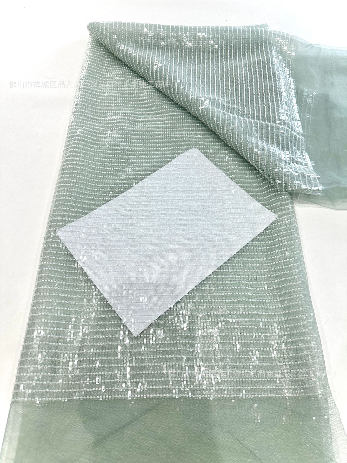 Tejido bordado Roll Sheet Sequin Tejido Gao Ding espectáculo festivo escenario de fiesta vestido de cena Tejido de moda