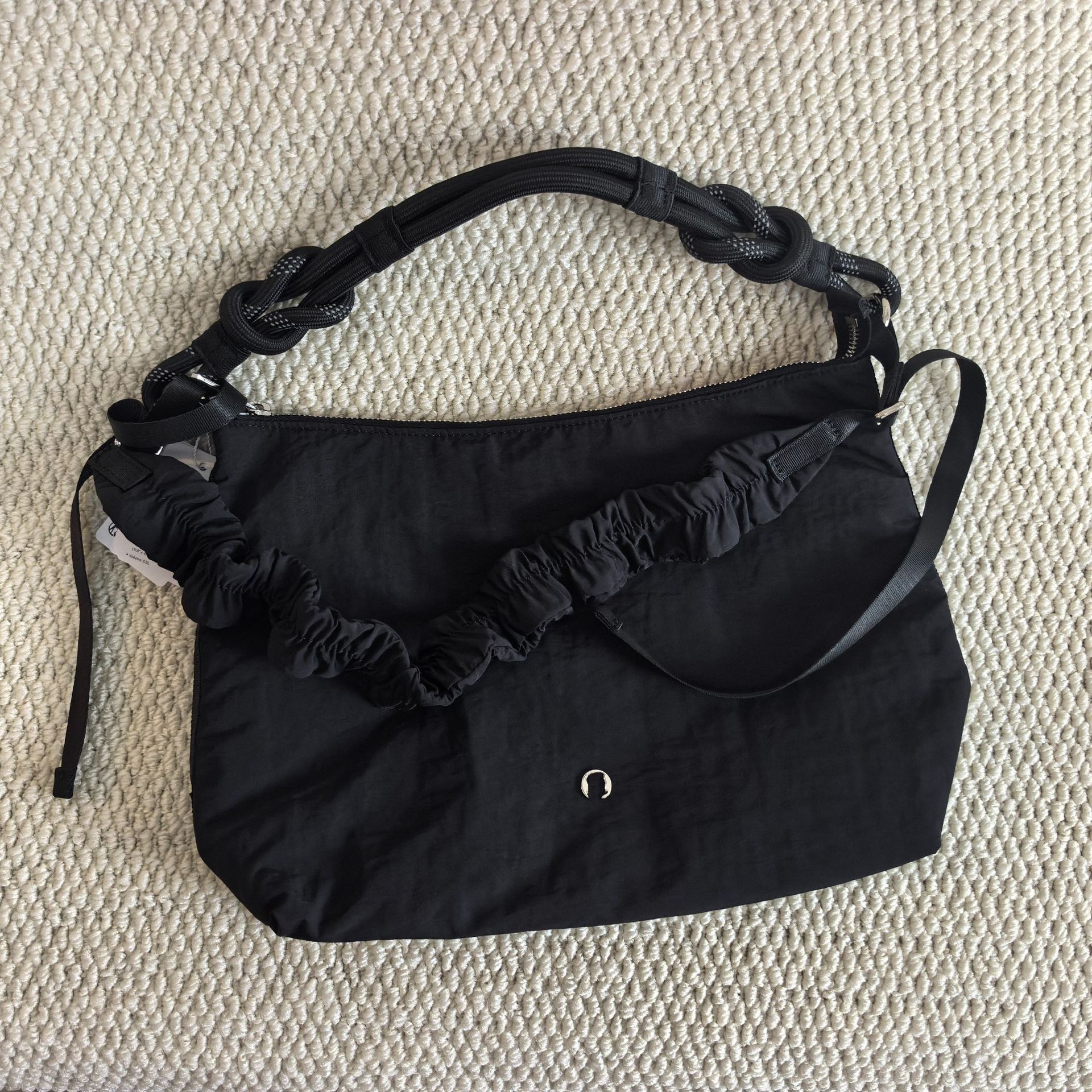 LU Convertible 1.5L 6.5L 16L Large Capacity Hobo Bag Pleated Cloud Crossbody Underarm Bag