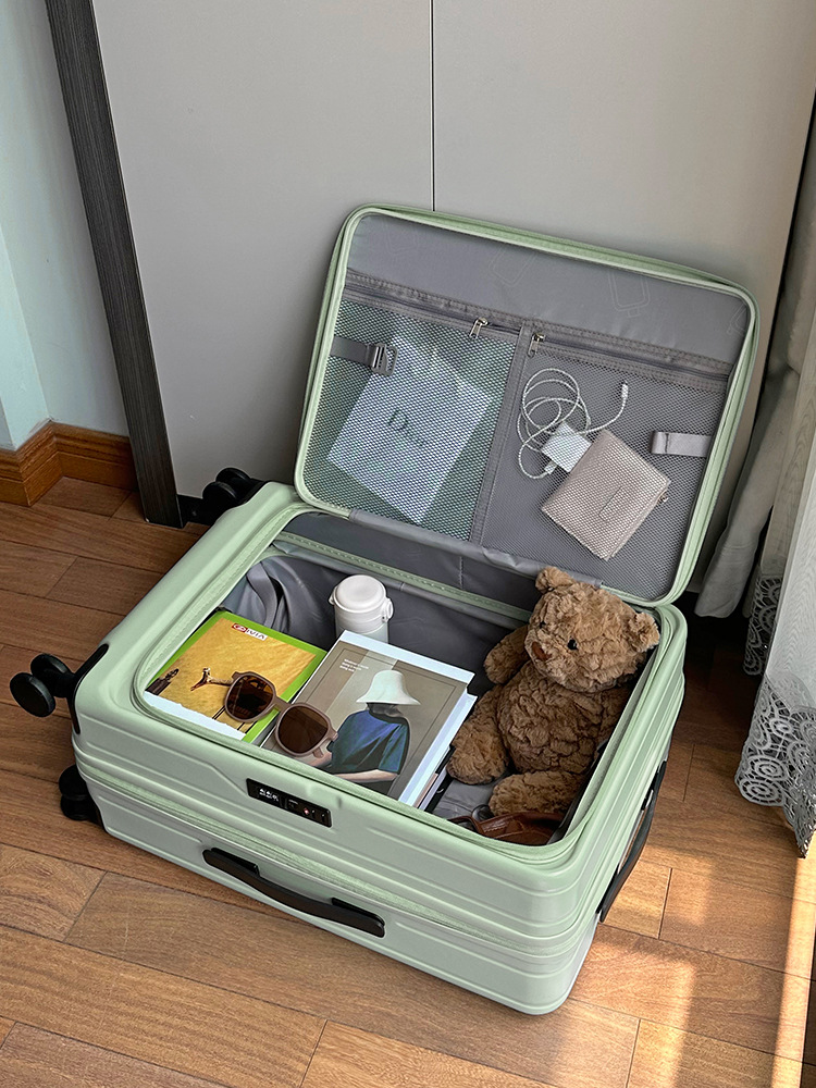 New Side-opening Luggage Extensible Boarding Trolley Case 20 Inch 26 Password Suitcase 24 Large Capacity Suitcase for Men and Women