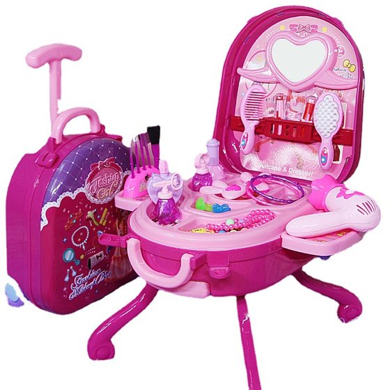 Toy Makeup Box suit Children Dresser Toy Gift Girl 3-6 Years Old Luggage Bag Birthday Gift Wholesale
