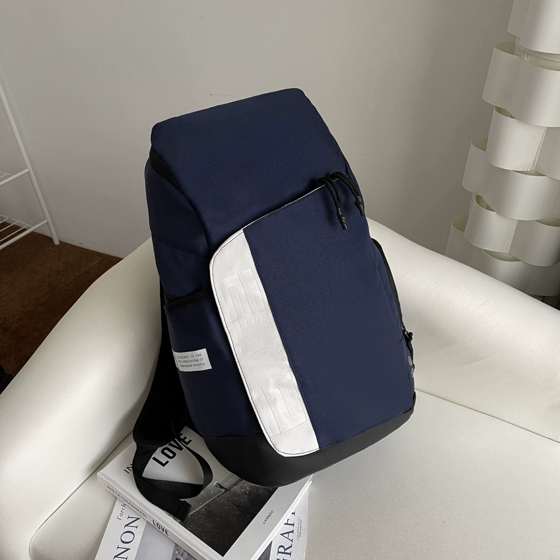 Capacious Basketball Backpack, Unisex School & Training Bag, Padded Back, Multiple Colors