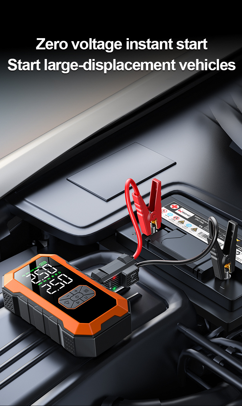 [N5] Cross-Border Jump Starter, Car Electrical Appliance, Car Emergency Power Supply, Jump-Starting, Inflating, Multi-Functional