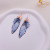 Elite fresh earrings, silver 925 sample, gradient