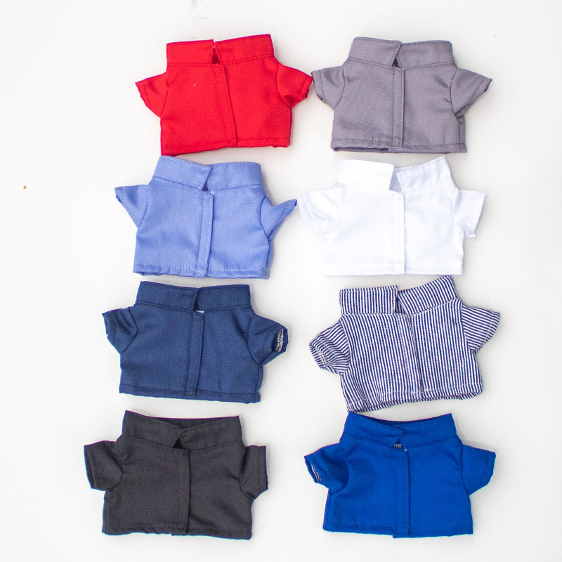 Spot 20cm10CM doll shirt shirt suit bottoming cotton doll clothes wholesale Cheap 15cm