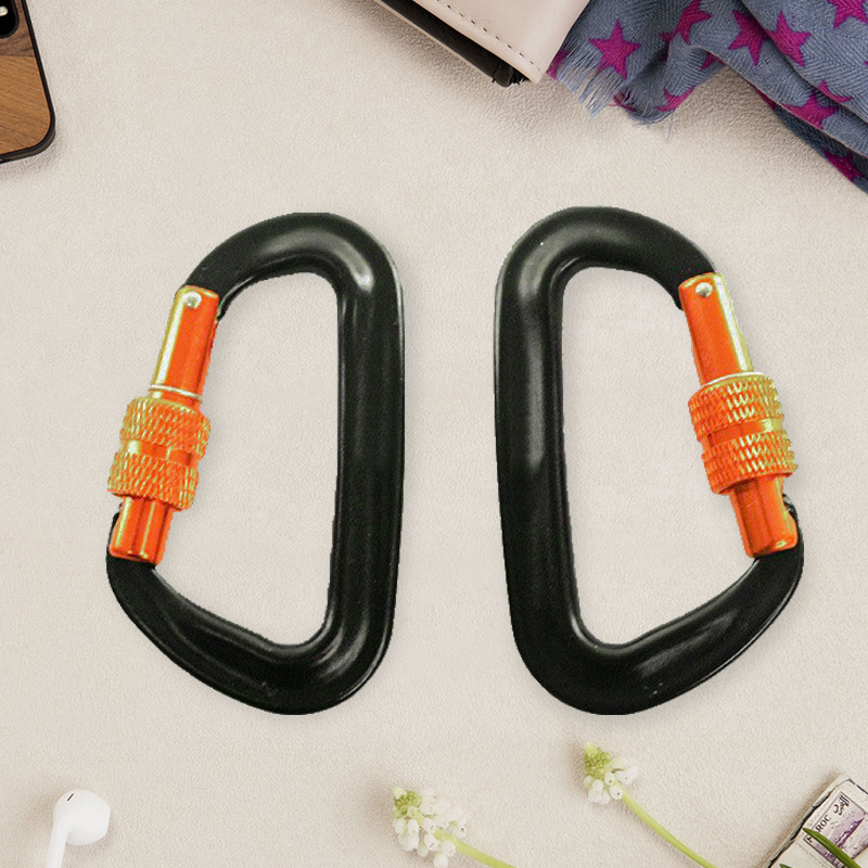 Aluminio de aviación de alta resistencia/6061 hamaca gancho mosquetón aleación de aluminio cerradura hebilla