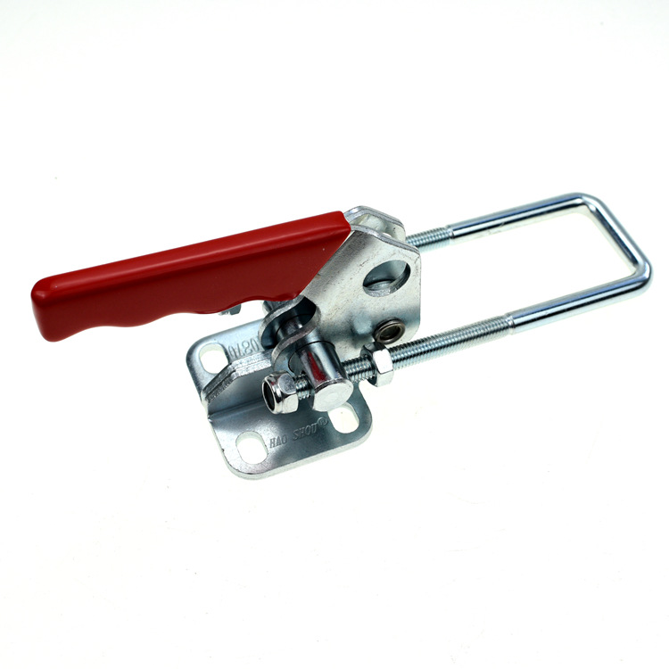 YH2967 可调节快速夹钳门闩式  快速夹具拉紧夹 锁夹搭扣防锈夹钳