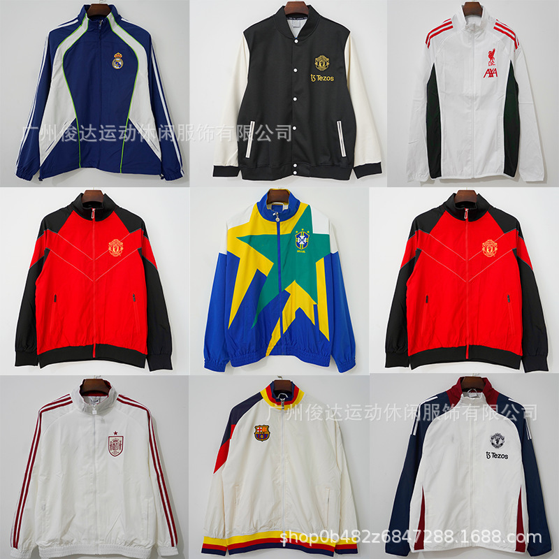 Classic England Liverpool Barcelona Chelsea Mexico Germany Manchester United Jersey Windbreaker Classic England Liverpool Barcelona Chelsea Mexico Germany Manchester United Jersey Windbreaker