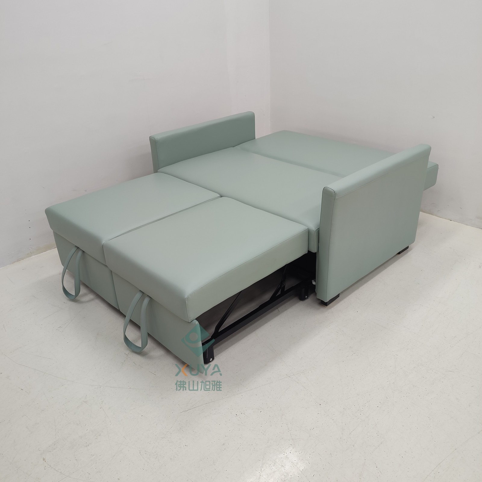 Sofá cama plegable de tres segundos tipo pequeño hogar tecnología tela sofá cama deslizante anti-cat arañazo sala de estar apartamento plegable peinado