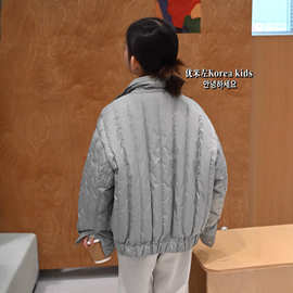 高端品牌童装女童羽绒服2025新款洋气儿童冬装外套男童校服神器