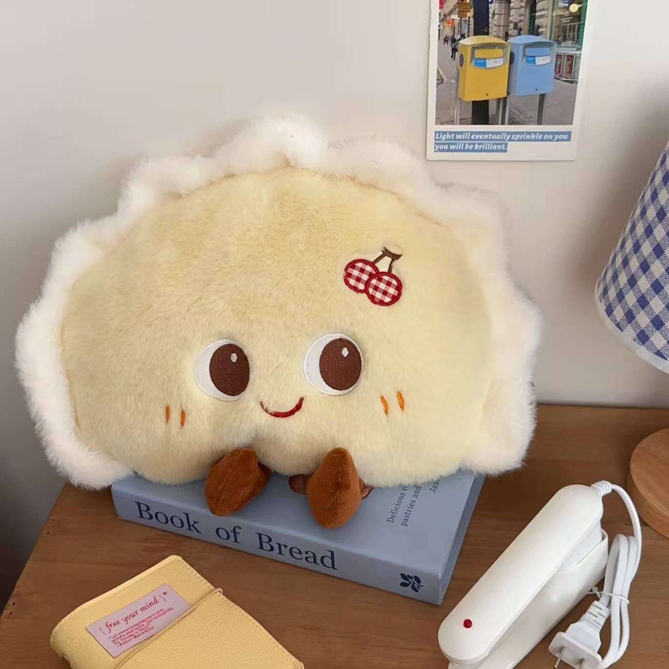 Cute Cartoon Dumpling-shaped Bottle, No Need Fill With Water, Rechargeable, Explosion-proof Electric Hot Water Bottle For Girls To_maomaolike.com