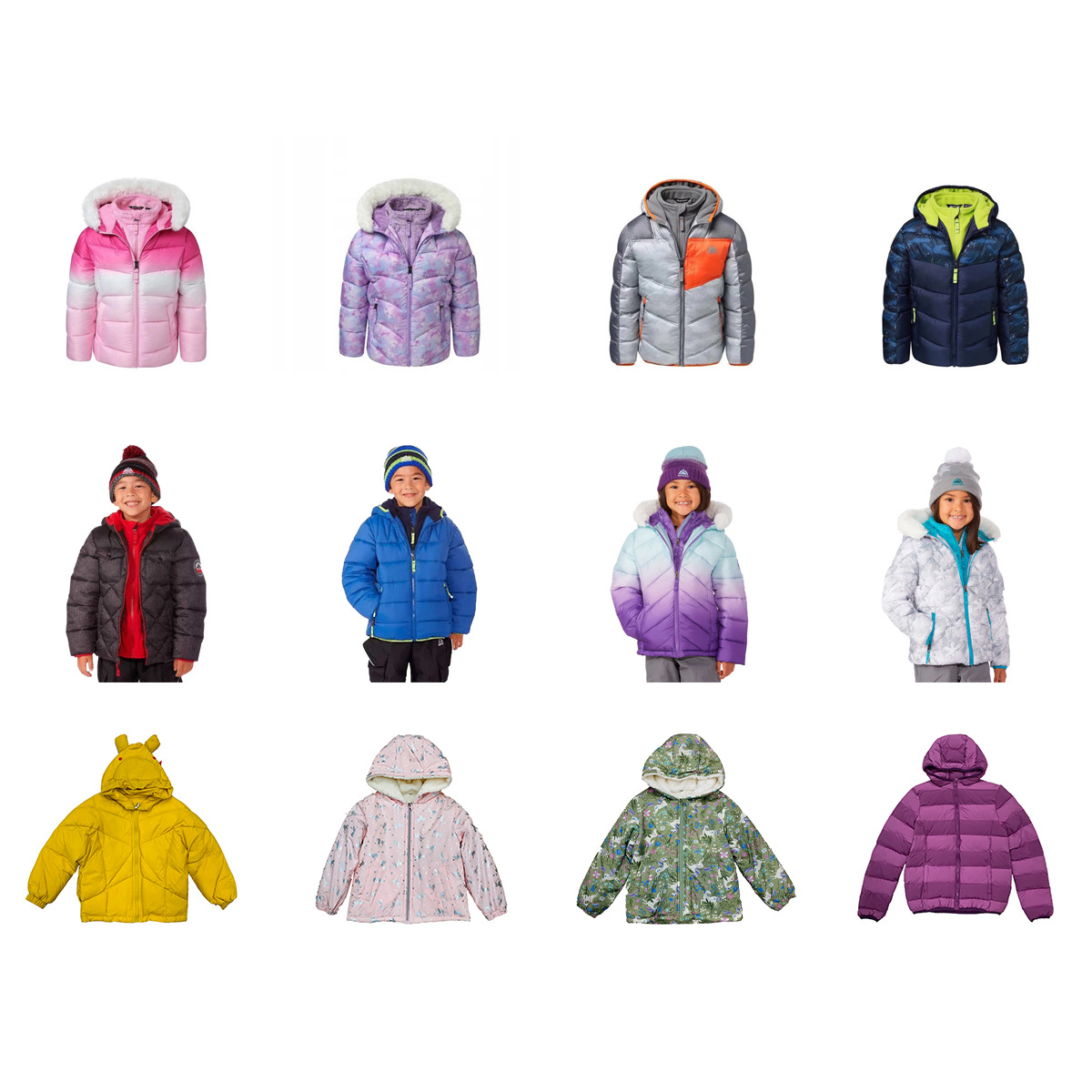 【2件起拍】4874儿童棉服 瑕疵无售后