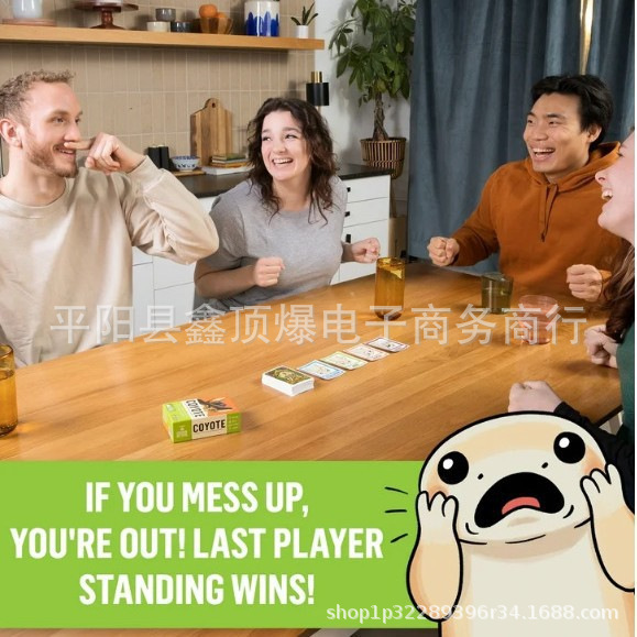 Кросс-бордер новый продукт Tim Ferriss Exploding Kittens Coyote Exploding Kittens Coyote Игра