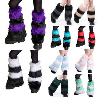 D 25382 Fur Leg Warmers ë�q��ů���� �W���羳���R�d���u