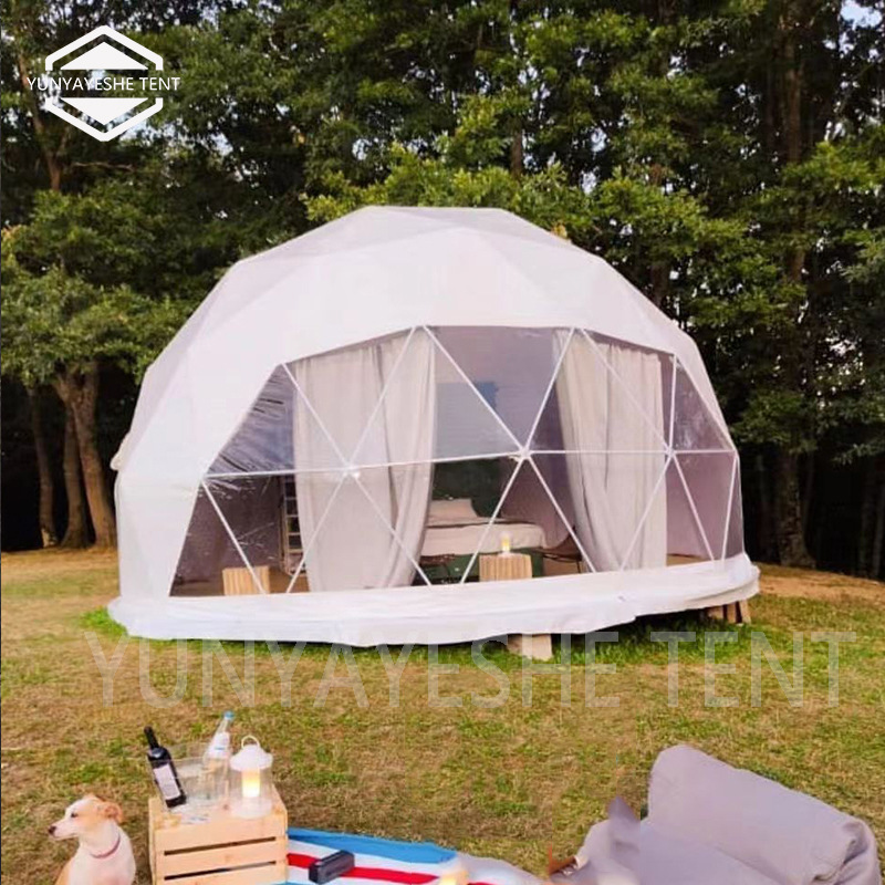 出口酒店帐篷 球形星空泡泡屋 5米、6米、7米直径 隔音保暖系统