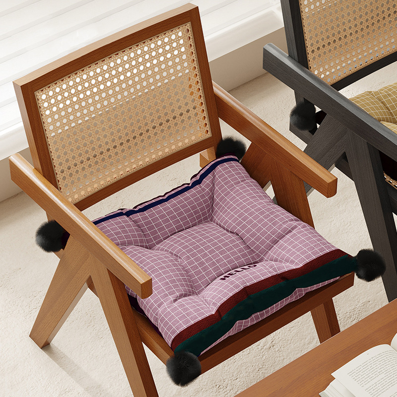 Simple retro americano asiento de asiento de comedor casero invierno invierno caliente aislamiento de aluminio dormitorio asiento de sala de aula cojín