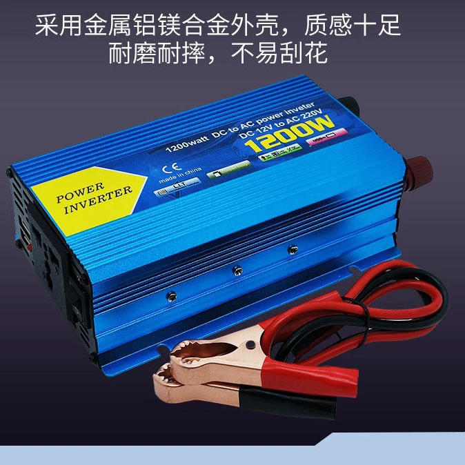 Модифицированный синусоидальный инвертор 600W/1200W/2000W, преобразователь с 12В на 220В для автомобиля и солнечной системы