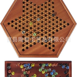 Wooden Game Board Stained Glass Marbles Chess Board Adult Kids Party Toys with Storage Drawer