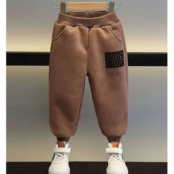 Colored fleece trousers