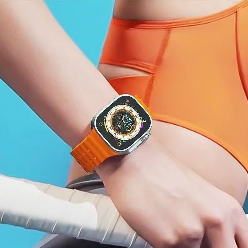 Apple watch 時計ストラップに適したオーシャンシリコンダブルブレストストラップシンプルなスポーツシリコン時計ストラップ|undefined