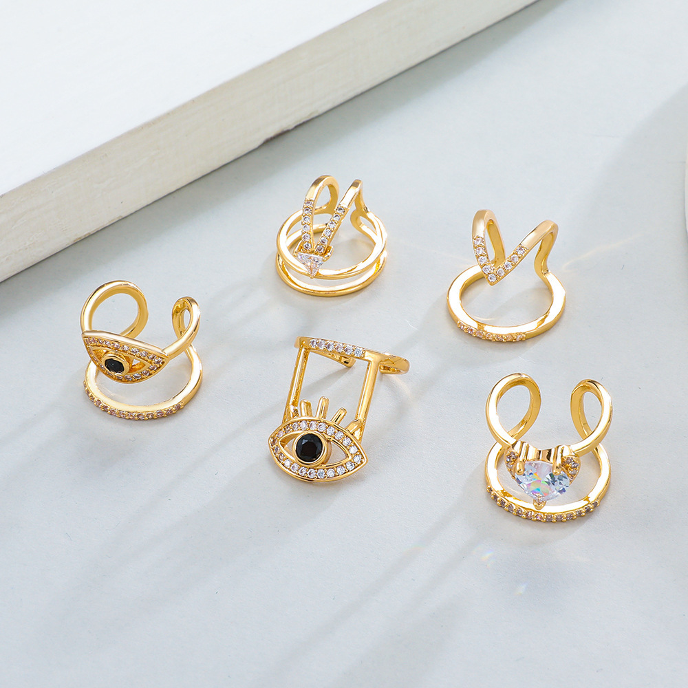 Geometric Nail Ring Set For Women Elegant Designer Accessory_voghion.com