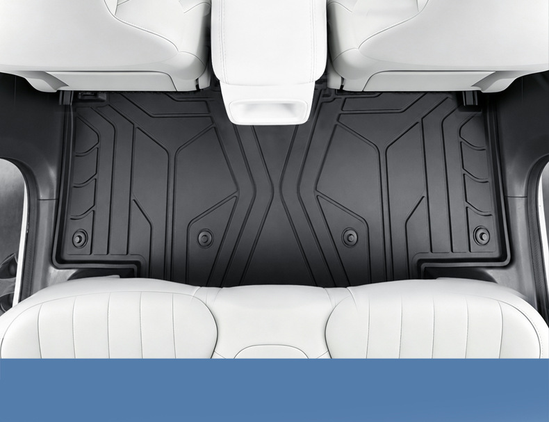 Cross-border universal car floor mats, injection-molded, 0 formaldehyde TPE car floor mats, anti-stain, easy to clean, wear-resistant