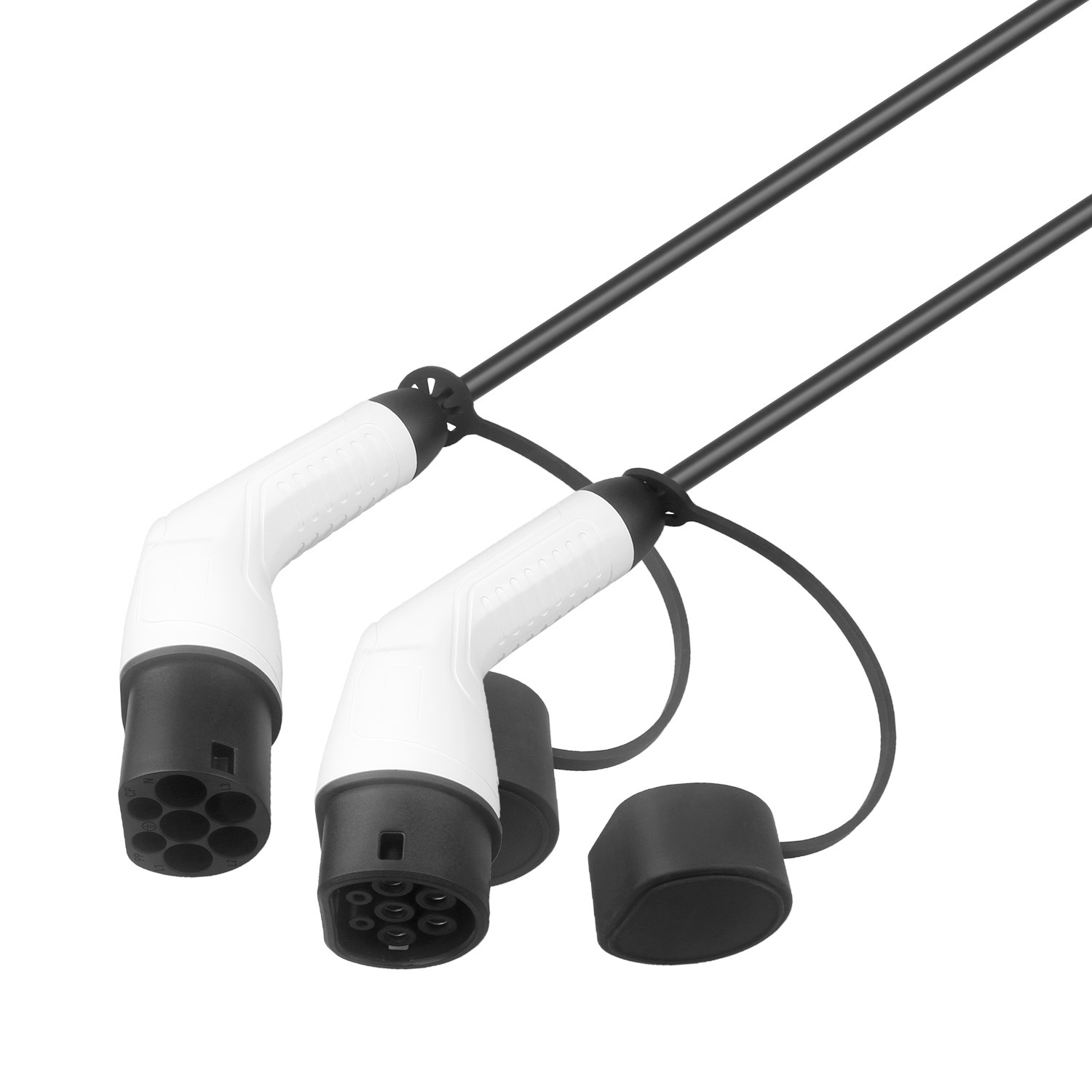 源头工厂新能源汽车欧标TYPE2双头枪家用便携充电枪线多功率可选