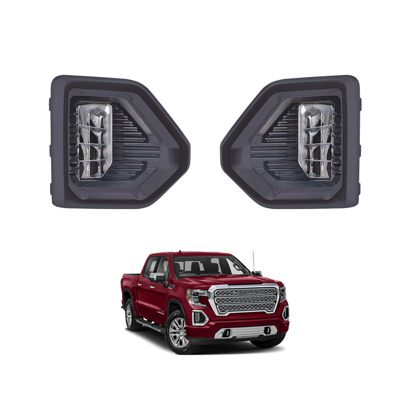Aplicable a GMC 2019 - 2022 SIERRA 6.2L LED conjunto de lámpara de niebla delantera lámpara de barra de luz diaria