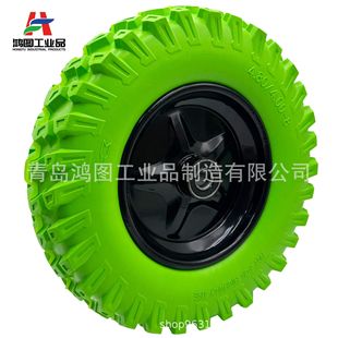 Factory Customized 16-Inch 4.80/4.00-8 Polyurethane Foam Wheel Trolley Agricultural Wheel Pu Solid Tire