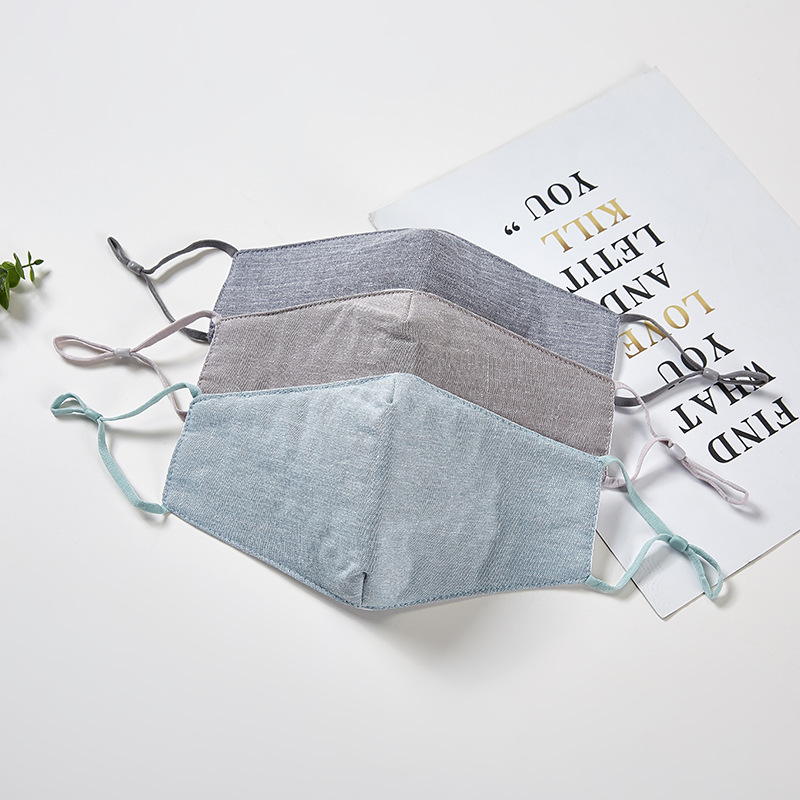 Lug type monochrome dustproof Mask summer Thin section ventilation Riding Haze Sunscreen sunshade face shield wholesale