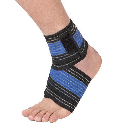 Fitness sports ankle brace wrapped with pressure fixed protective gear badminton basketball protective thin breathable bandage ankle brace
