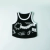 Gn39 black letters vest