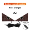 Button, red triangle