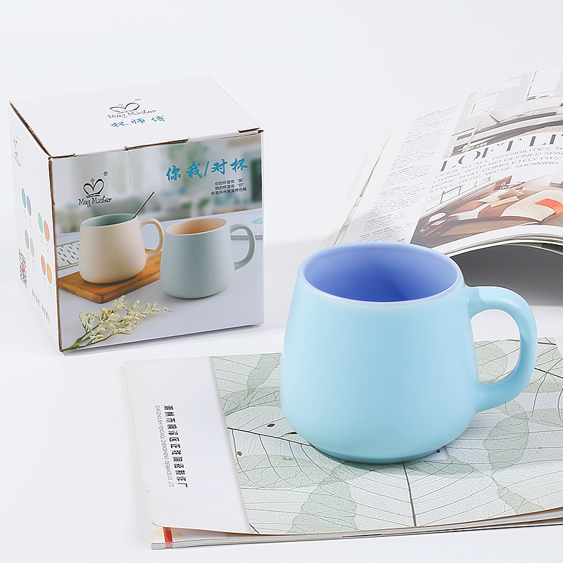 Taza de Cerámica para Pareja Cerámica Decorativo para El Hogar