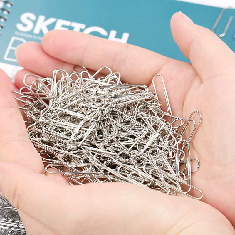 Творческий офис цветной скрепка для бумаг студенческие принадлежности с пластиковым покрытием Металлический никелированный Скрепка Папка Закладка