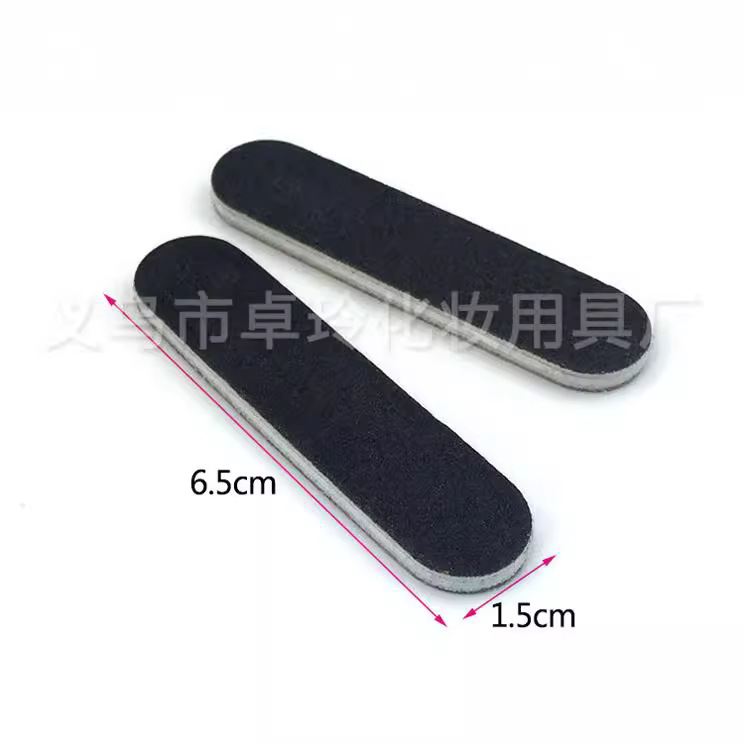 Mini archivo de uñas de impresión linda pequeña tira de molienda de uñas pequeña tira de frotar regalo al por mayor