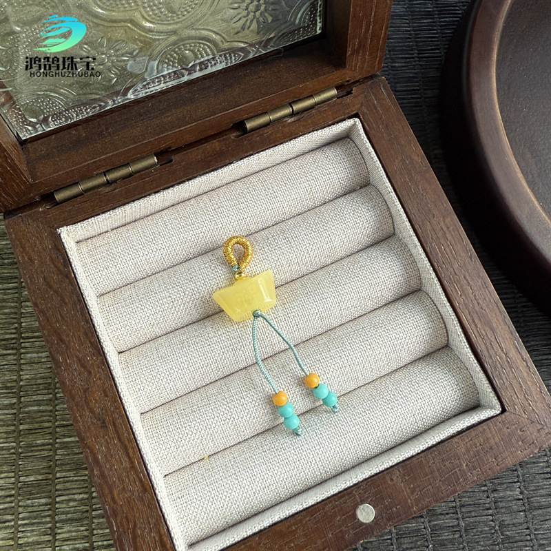 Hand-Woven Second-Generation Beeswax DIY Accessories, Beaded Jewelry, Bracelet Spacers, and Decorative Pendants
