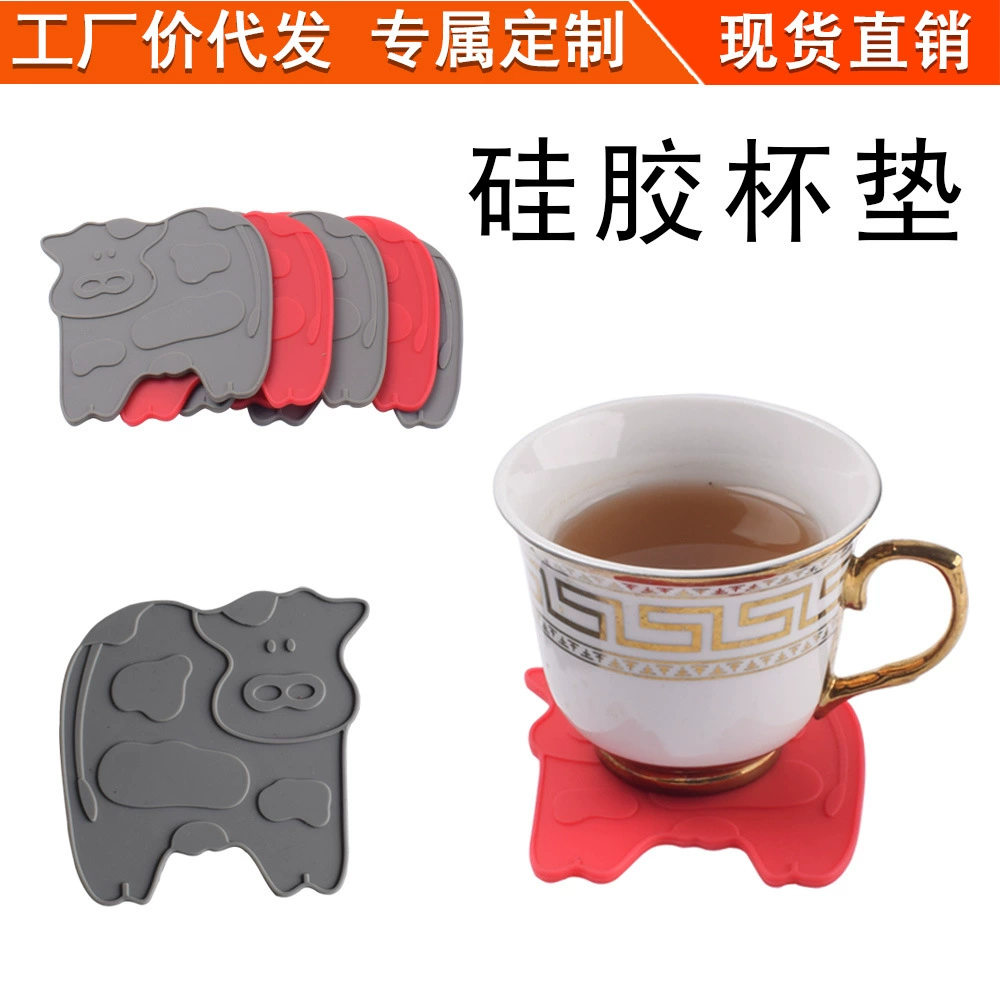 Coffee Cup Cup Силиконовый теплоизоляционный коврик для воды Cup Cup Cup Cartoon Cartoon Cafe Cafe Cafe Cafe Cafe Cafe Cafe Cafe Cafe Cafe Cafe Cafe Коврик для еды устойчив высоких температурах