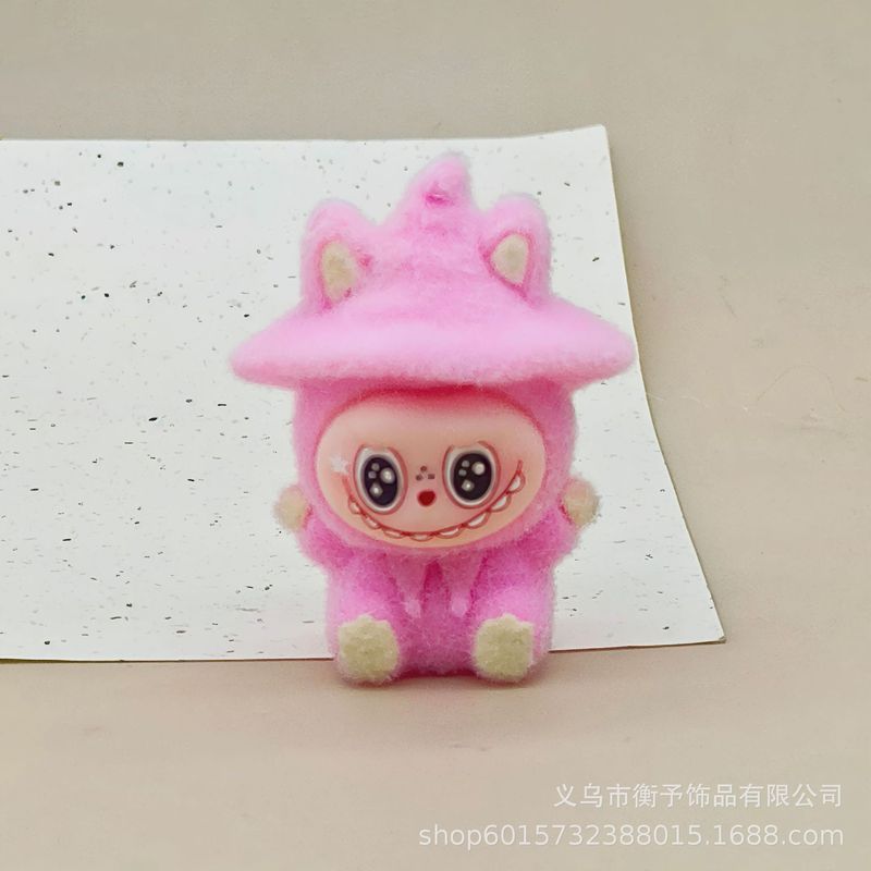 植绒魔术帽布布羊萌粒摆件卡通可爱桌面装饰品潮玩公仔创意小挂件|undefined