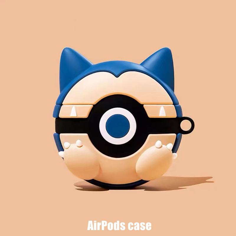Kirby Poke Ball Suitable for AirPods 4Th Generation Protective Cover 2Nd Generation 3Rd Generation Pro2 Apple Bluetooth Headphone Case Cute