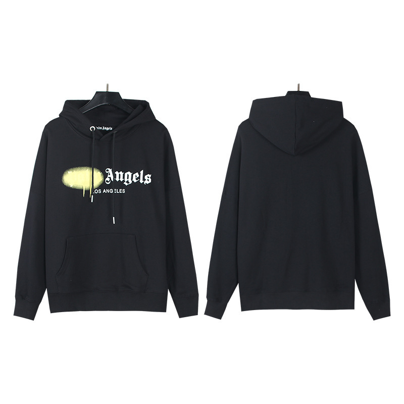 クロスボーダー秋冬カップルスタイルエンジェルヘッドレスベアグラフィティフード付きルーズバージョンスカイブルースウェットシャツパーカーコットンコート|undefined