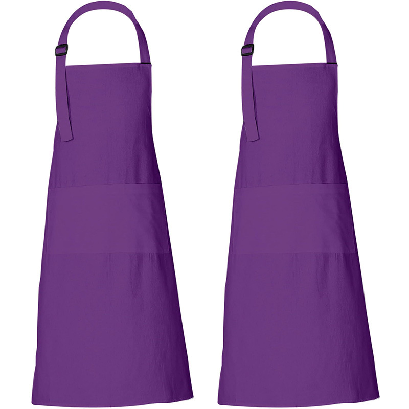 Transfronterizo Amazon alarga delantal logotipo personalizado poliéster cintura camarero ropa de trabajo cocina hogar delantal