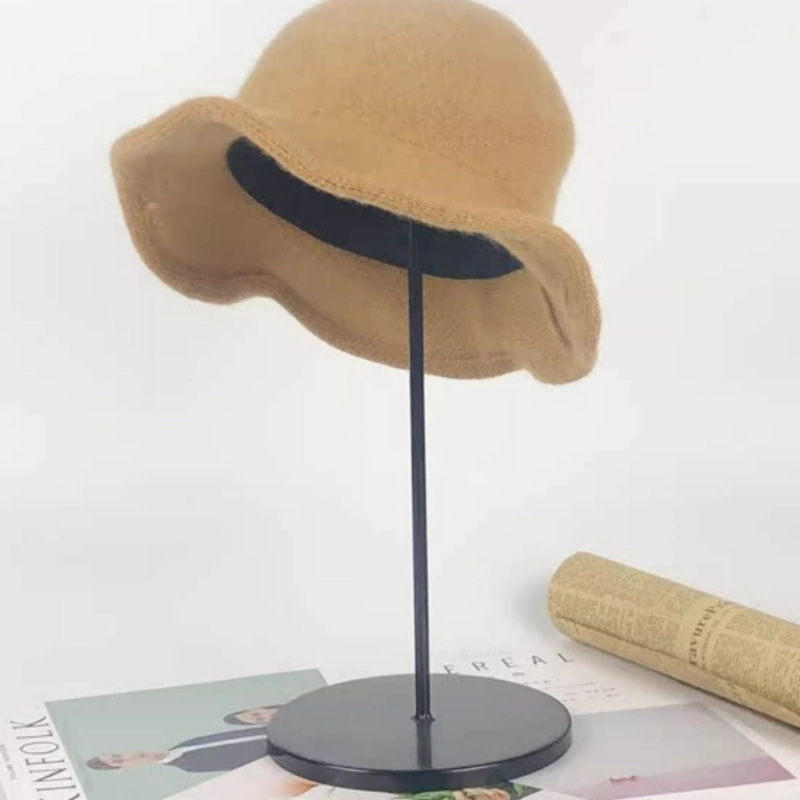 Soporte de sombrero de hierro forjado soporte de sombrero